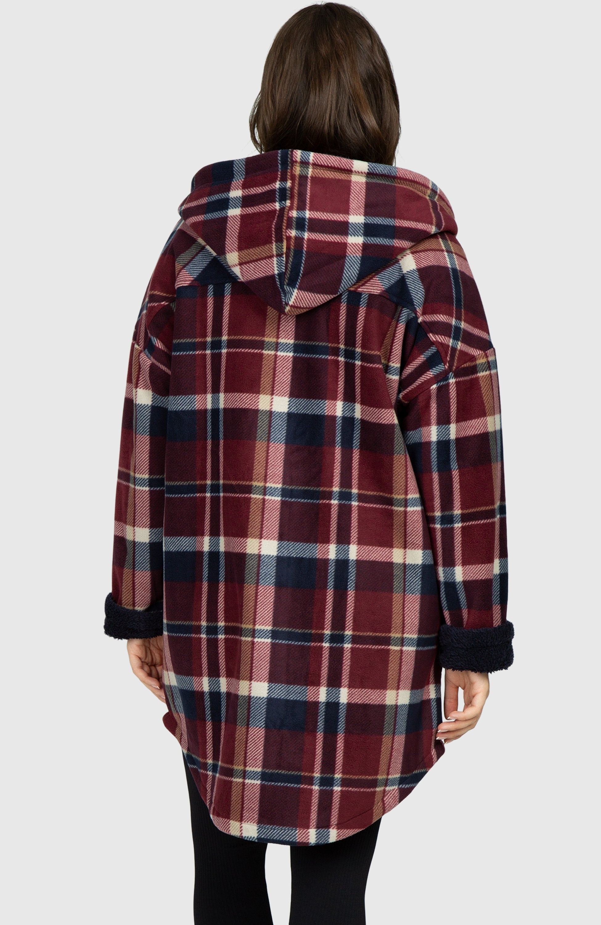 Redwood Long Plush Oversized Hooded Jacket