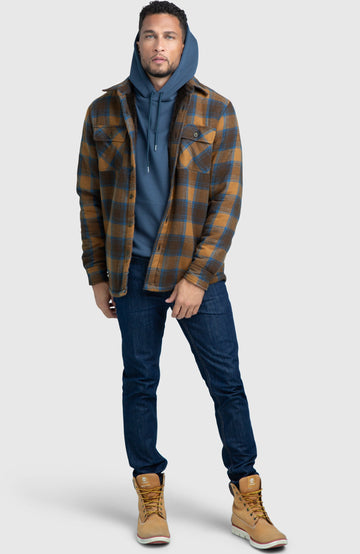 Terra Cotta Bonded Shacket