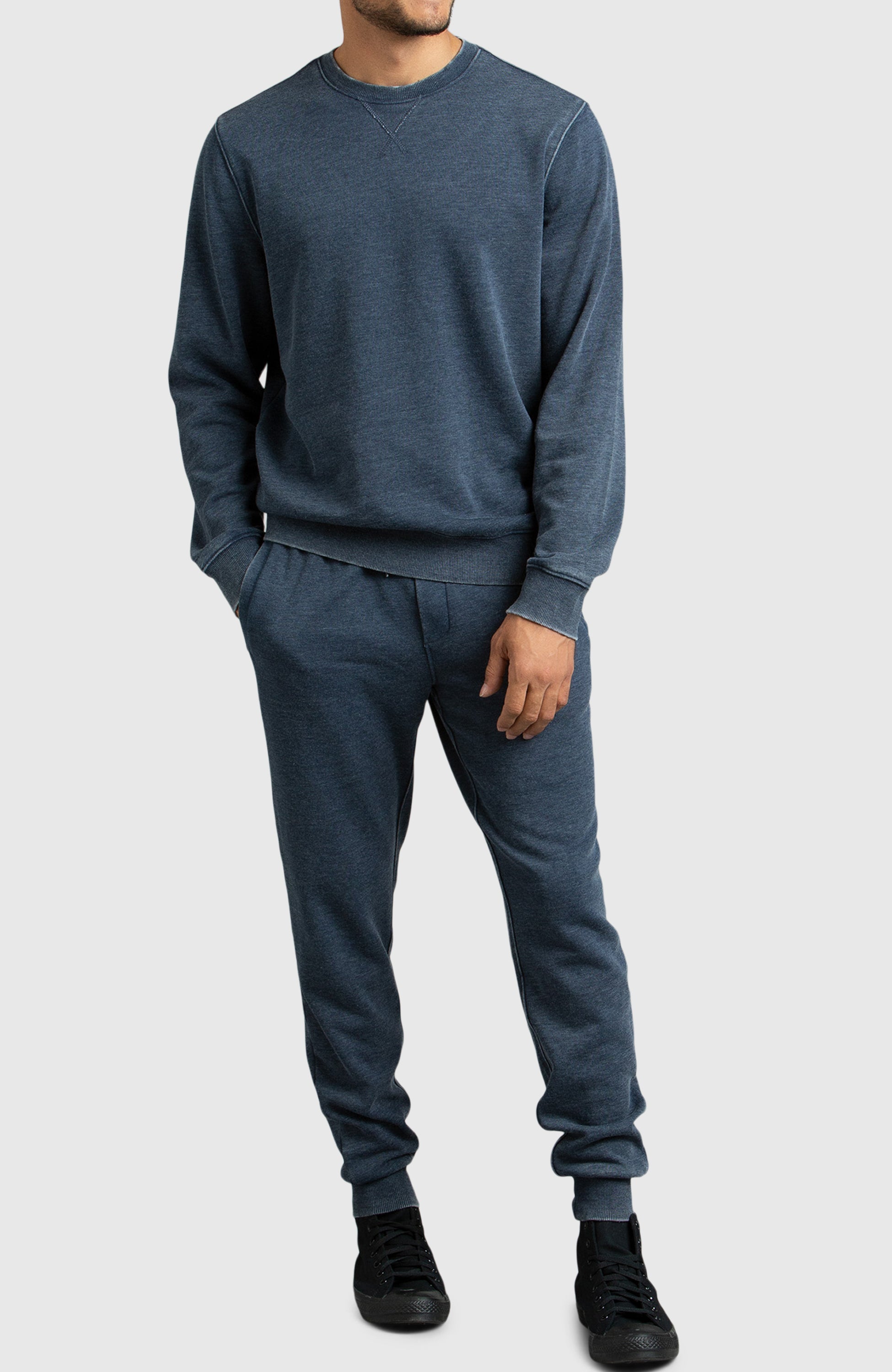 Blue Fleece Jogger