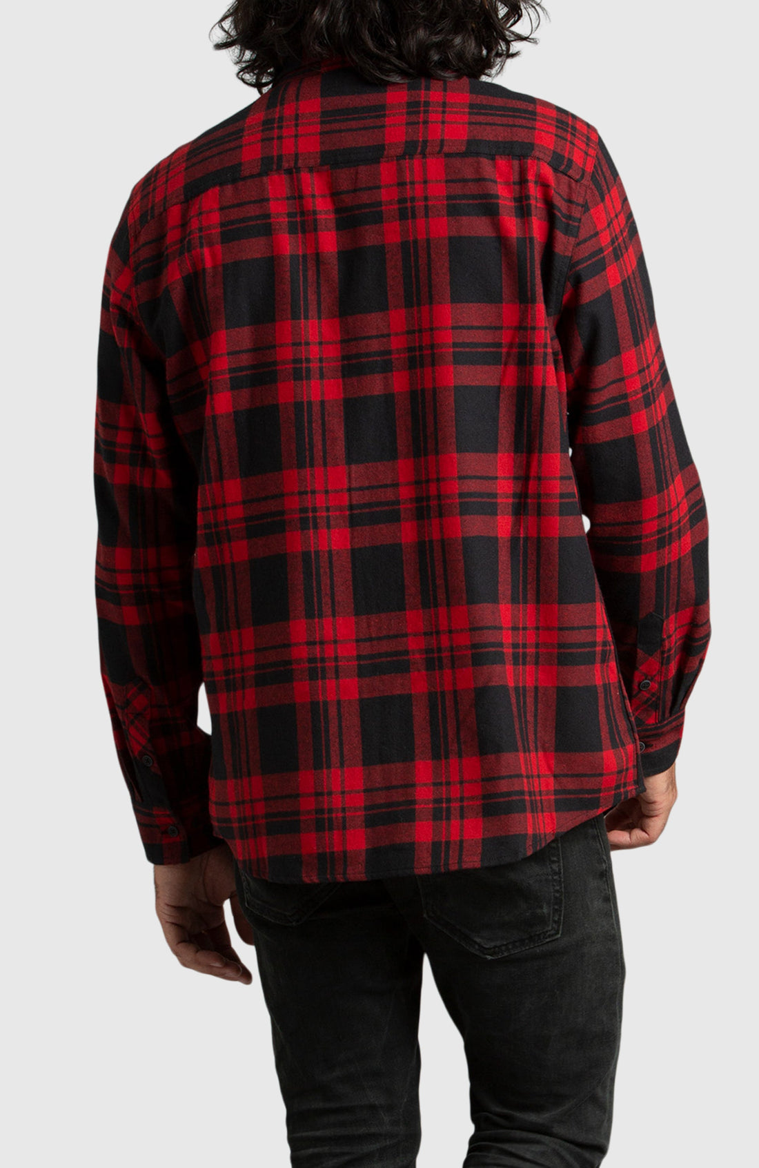 Red Buffalo Plaid Flannel Shirt