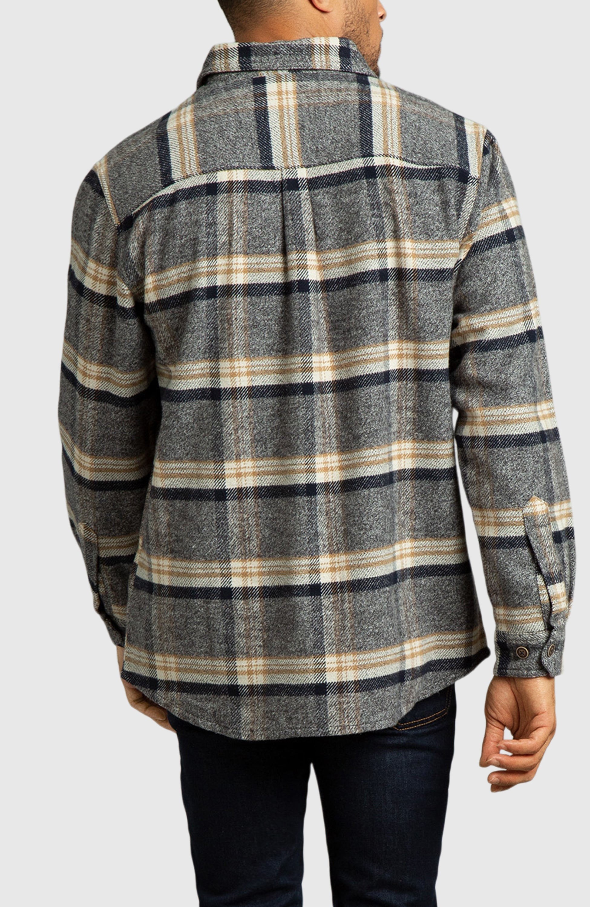 Maple Melange Plaid Overshirt