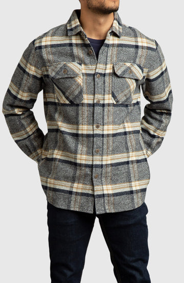 Maple Melange Plaid Overshirt
