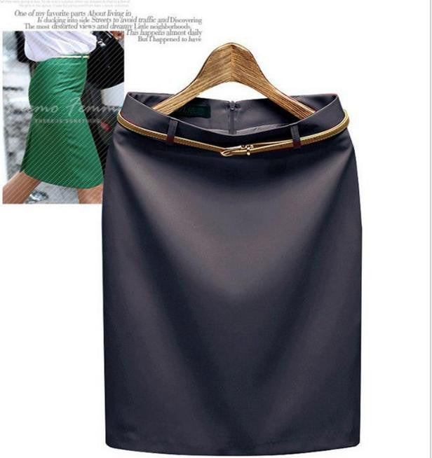 Sexy High Waist Work Slim Midi Pencil Skirt Jupe Femme Faldas Formal Saias Feminino Classic Knee Length Office Skirts Womens