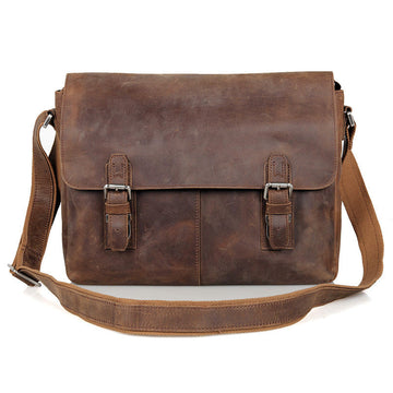 Vintage Travelling/Work Leather Bag